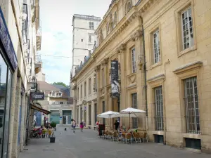 Dijon - Facade of the Palace of the Dukes and Estates of Burgundy overlooking rue des Forges