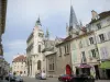 Dijon - Église Notre-Dame et façades de la vieille ville