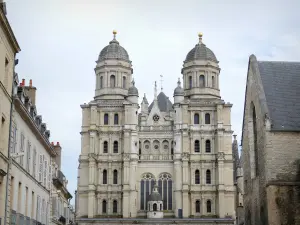 Dijon - Renaissance facade and towers of the Saint-Michel church