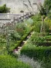 Domaine de Villarceaux - Jardin médiéval (terrasse médiévale, jardin de simples) et ses plantes médicinales
