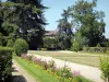 Domínio departamental de Sceaux - Canteiros de flores no Parc de Sceaux