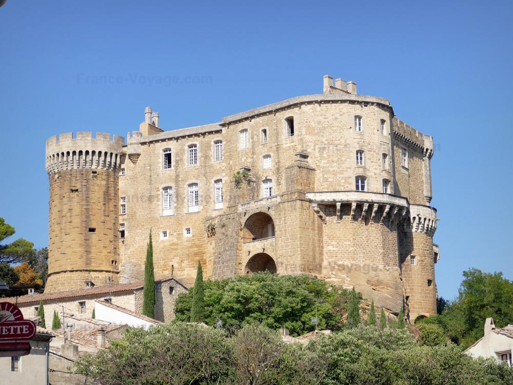 Guide de la Drôme - Château de Suze-la-Rousse - Château médiéval