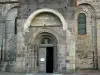 Église de Mozac - Portail de l'église abbatiale Saint-Pierre