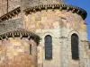 Église de Saint-Désiré - Chevet de l'église Saint-Désiré et ses modillons romans