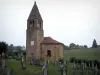 Église de Saint-Maurice-lès-Châteauneuf - Chapelle romane et cimetière ; dans le Brionnais