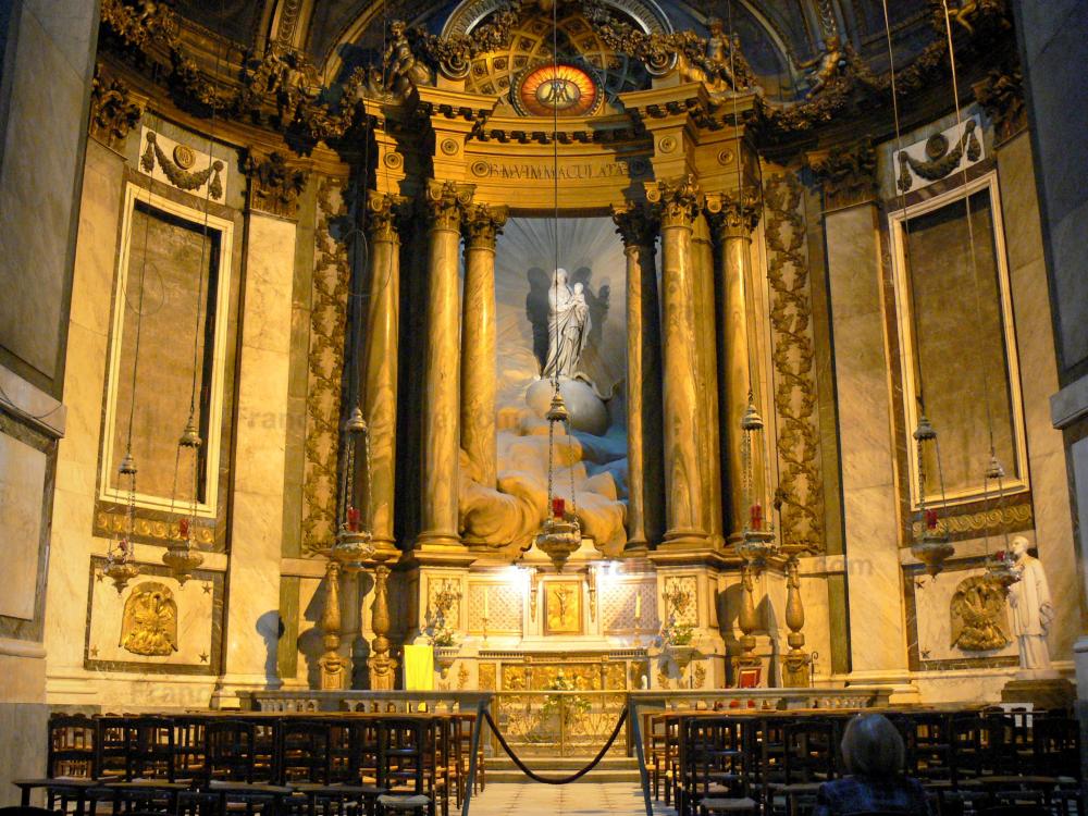 Église Saint-Sulpice - Intérieur de l'église : chapelle de la Vierge