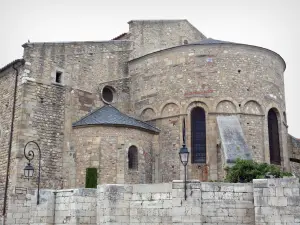Elne cathedral and cloister - Head of the Sainte-Eulalie-et-Sainte-Julie cathedral
