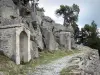 Eremitério de Font-Romeu - Col du Calvaire de Font-Romeu nas proximidades do eremitério: Estações da Cruz