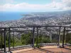 Estrada da montanha - Belvedere com vista para a cidade de Saint-Denis e o Oceano Índico