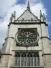 Évreux - Rosa del crucero de la Catedral de Notre Dame
