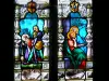 Fleurance - Intérieur de l'église Saint-Laurent : vitrail