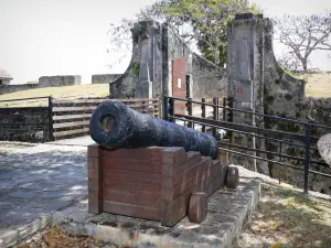 Fort Fleur d'Épée - Canon à l'entrée du fort