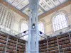 Fort-de-France - Dentro de la biblioteca Schoelcher con colecciones de libros