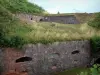 Fort van Giromagny - Toegang tot het fort bedekt met gras Dorsner
