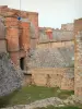 Fortaleza de Salses - Vista da entrada do castelo