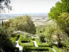 La Garde-Adhémar - Flowerbeds of the herb garden