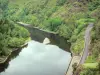 Gargantas del Truyère - Pequeño camino a lo largo de las aguas del Truyère