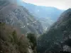 Gargantas de Vésubie - Os desfiladeiros de Vésubie e suas montanhas