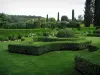 Gärten des Landsitzes von Eyrignac - Garten französischer Art (grüner Garten)