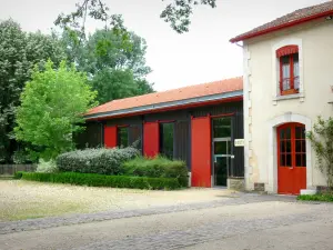 Gascon Landes Regional Nature Park - Sabres train station, starting point to visit the museum of Grande Lande of Marquèze