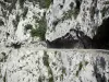 Gorges de Galamus - Parois rocheuses des gorges
