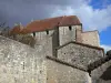 Gramont - Château surplombant les maisons du village