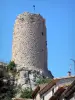 Gruissan - Barbarossa Tower no topo da antiga vila