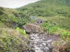 Guadeloupe National Park - Hiking trail leading to the summit of the Soufrière volcano