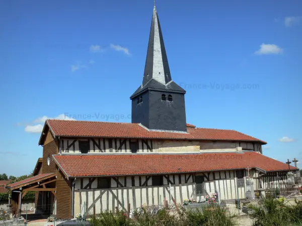 The half-timbered churches of Pays du Der - Tourism, holidays & weekends guide in Great East