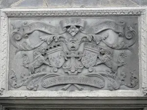 Heiliges Mehl - Detail der Fassade des Konsularhauses