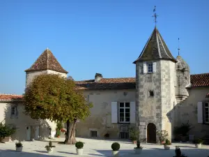 Herrenhaus Maine-Giraud - Herrenhaus (ehemaliger Wohnsitz des Dichters Alfred de Vigny) beherbergend das Museum Alfred de Vigny, in Champagne-Vigny