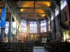Honfleur - Binnen in de kerk van Saint Catherine (houten gebouw)