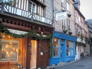 Honfleur - Timber-framed houses and art galleries