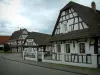 Hunspach - White half-timbered houses