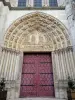 Igreja Colegiada de Mantes-la-Jolie - Portal da igreja colegiada de Notre-Dame