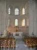 Igreja da Abadia de Lessay - Interior, de, a, românico, abadia, igreja