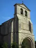 Igreja da Abadia de Solignac - Igreja da Abadia e sua torre sineira