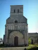 Igreja de Rioux - Portal da igreja românica, em Saintonge