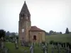 Igreja de Saint-Maurice-lès-Châteauneuf - Capela românica e cemitério; no Brionnais