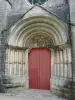 Igreja de Til Châtel - Portal oeste da igreja Saint-Florent