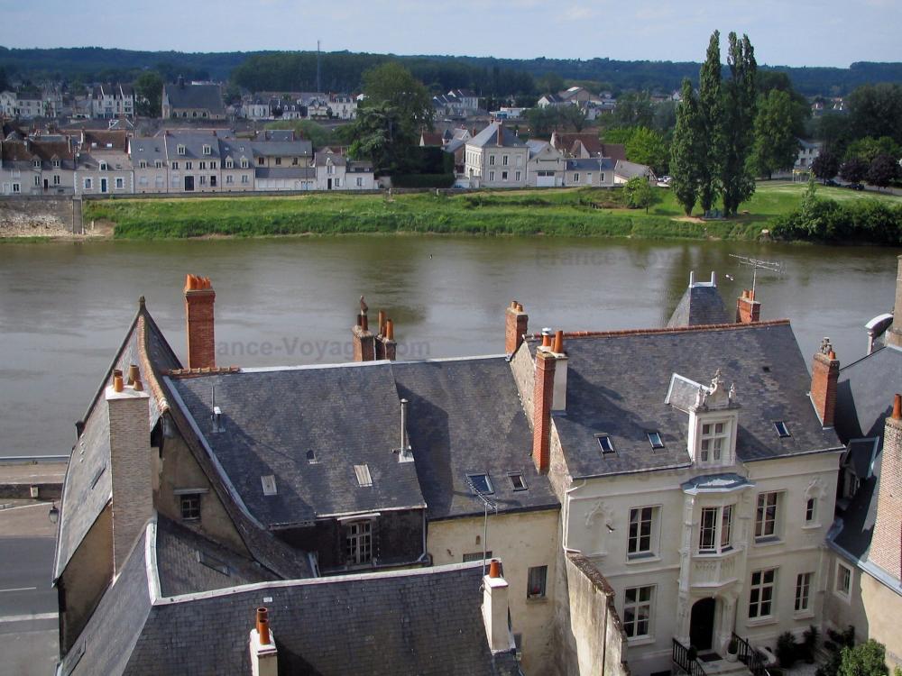 Guide de l'Indre-et-Loire - Amboise - Demeures bordant le fleuve (la Loire)