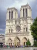 Isla de la Ciudad - Fachada de la catedral de Notre-Dame