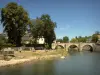 L'Isle-Adam - Cabouillet-brug over de rivier de Oise