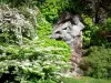 Jardin du Luxembourg - Sculpture entourée de verdure