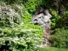 Jardín de Luxemburgo - Escultura rodeado de vegetación