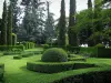 Jardins da Mansão Eyrignac - Jardim francês (jardim de vegetação)