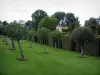 Jardins da Mansão Eyrignac - Jardim francês (jardim de vegetação)
