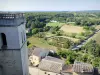 Kasteel van Grignan - Uitzicht op het landschap van de Drôme Provençale vanaf de kasteelterrassen