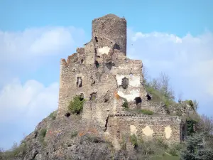 Kasteel van Léotoing - Overblijfselen van het middeleeuwse kasteel
