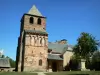 Kirche Saint-Pierre von Bessuéjouls - Glockenturm der Kirche Saint-Pierre